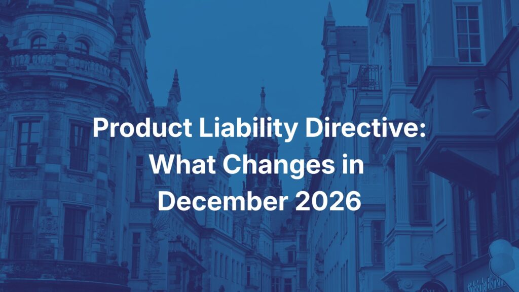 Product Liability Directive changes